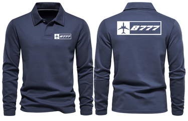 BOEING 777 LONG SLEEVE POLO